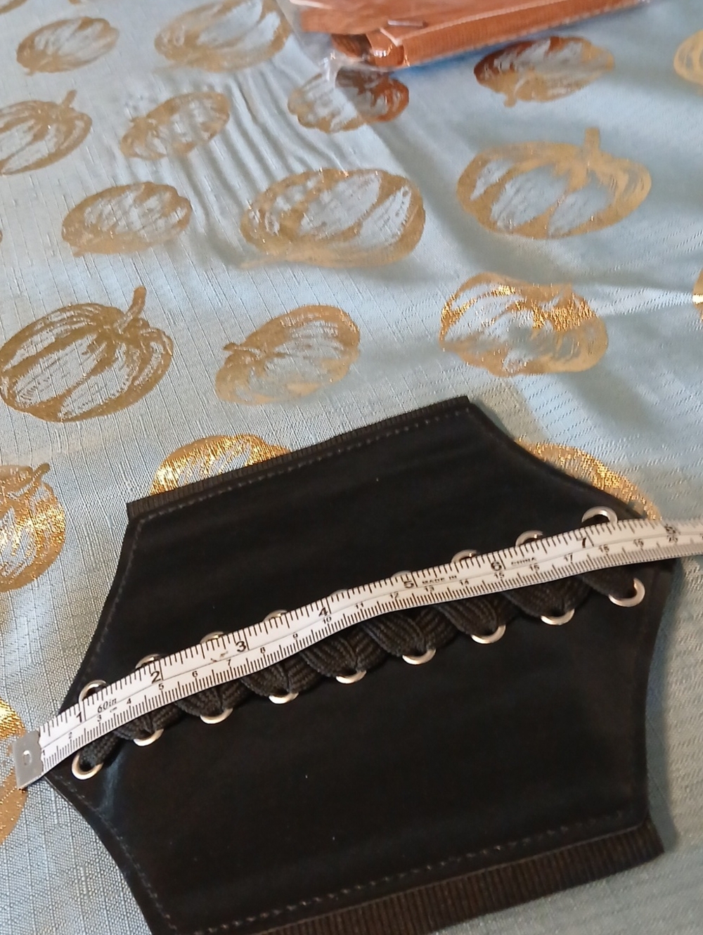 Black Lace-Up Wrist Cuff Bracelette